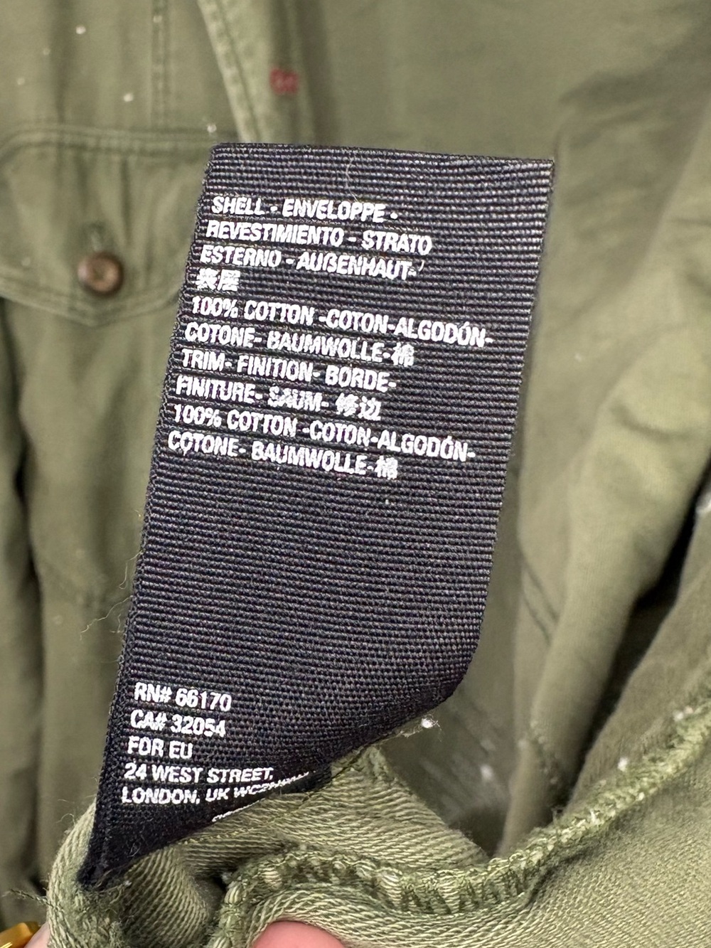 Free People We The Free Patriotic Spruce USA Patchwork Military Jacket oversized - Picture 10 of 16